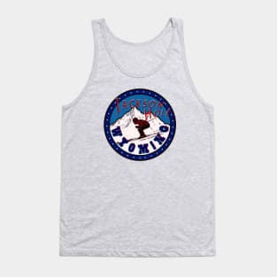 Jackson Hole Wyoming Retro Tee Tank Top